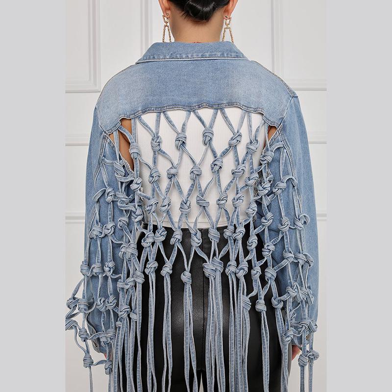 Women s Trendy European & American Style Loose Denim Lapel Jacket Large синий/джинсовый
Women s Trendy European & American Style Loose Denim Lapel Jacket Large синий/джинсовый