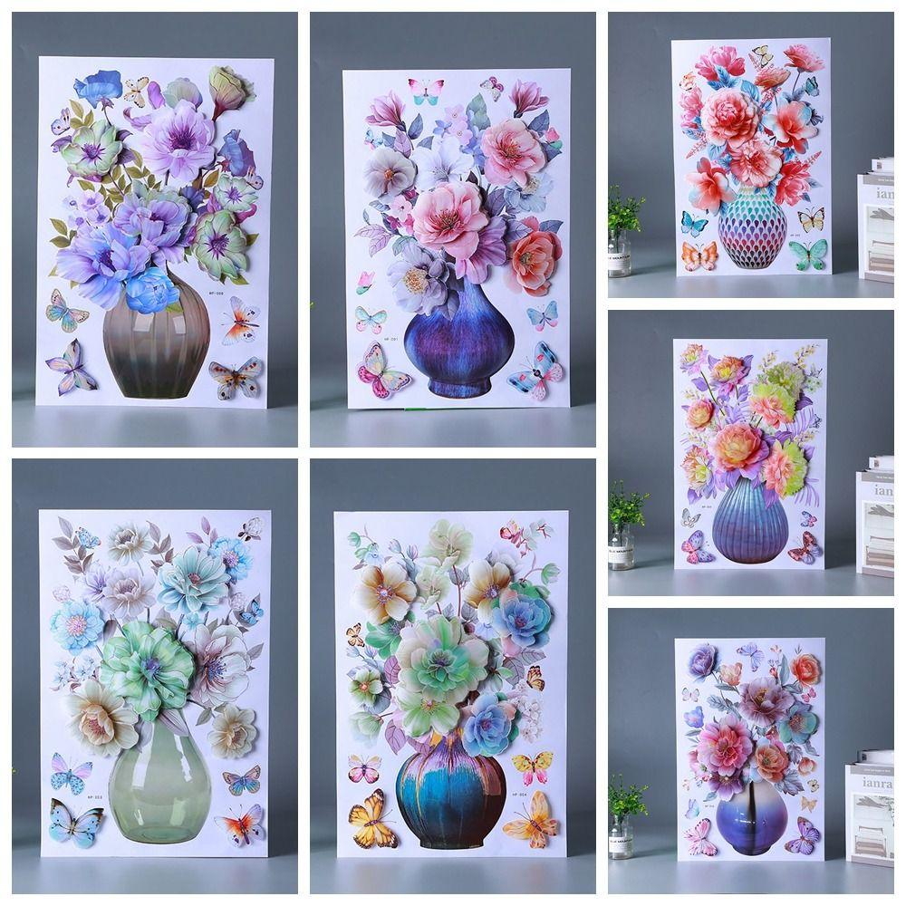 Classical Vase Fridge Stickers Flower Pattern Art Wall Decals Backdrop Decoration 3D Wall Sticker 08
Classical Vase Fridge Stickers Flower Pattern Art Wall Decals Backdrop Decoration 3D Wall Sticker 08