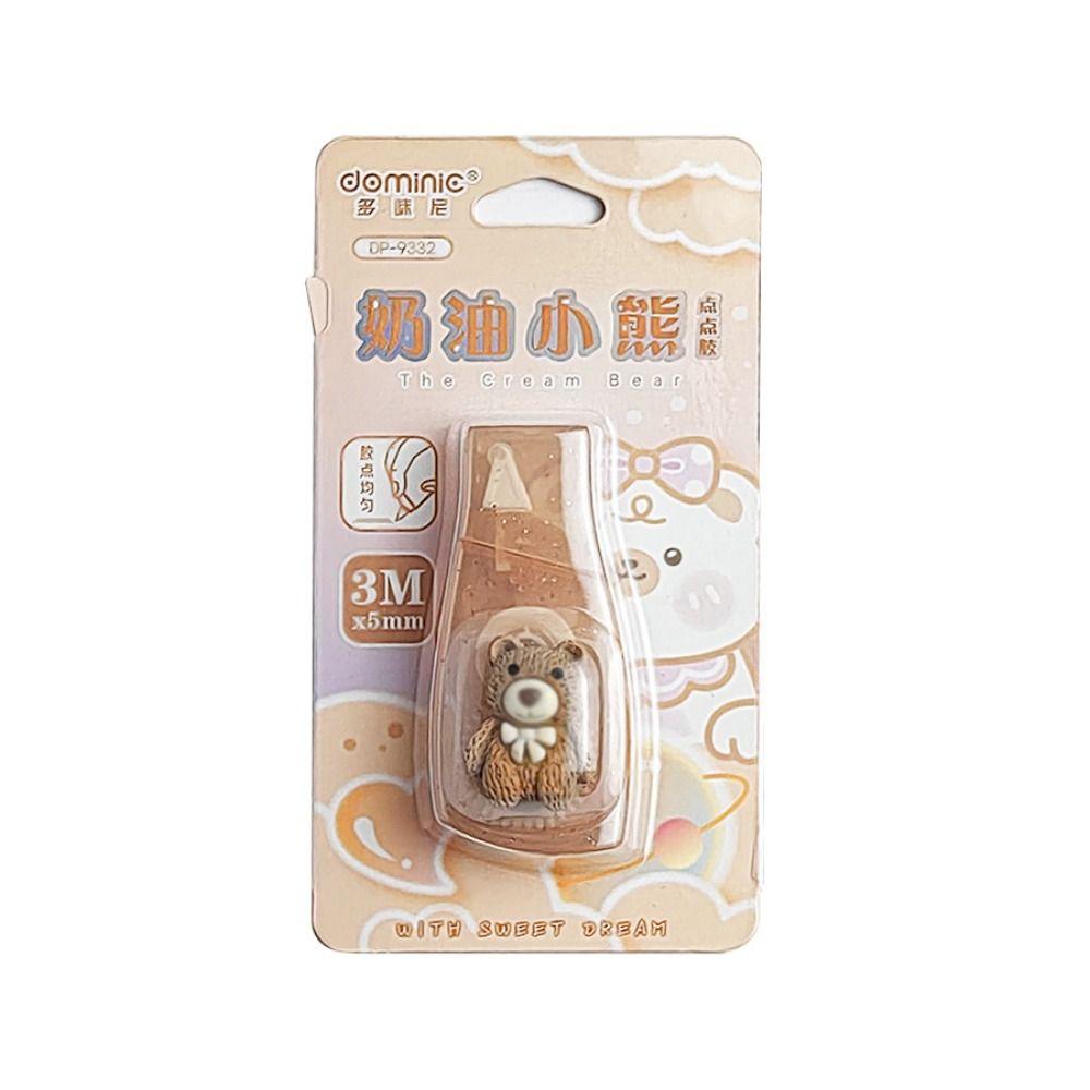 Bear Shape Double Sided Adhesive Tape Large Capacity Rolling Glue Tape Glue Tape Pen School Office фіолетовий
Bear Shape Double Sided Adhesive Tape Large Capacity Rolling Glue Tape Glue Tape Pen School Office фіолетовий
