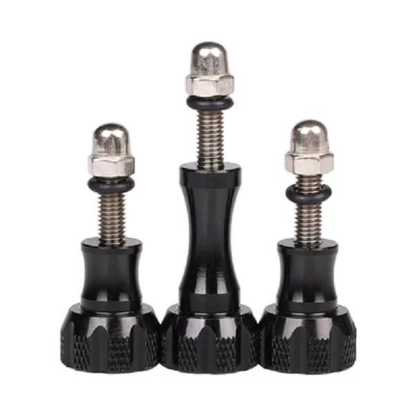 GoPro Accessories for Hero4, Xiaoyi, SJ4000 Cameras with Aluminum Alloy Screw Rod - Includes 1 Long and 2 Short Screws for Mountain Dog Sports DV.
GoPro Accessories for Hero4, Xiaoyi, SJ4000 Cameras with Aluminum Alloy Screw Rod - Includes 1 Long and 2 Short Screws for Mountain Dog Sports DV.