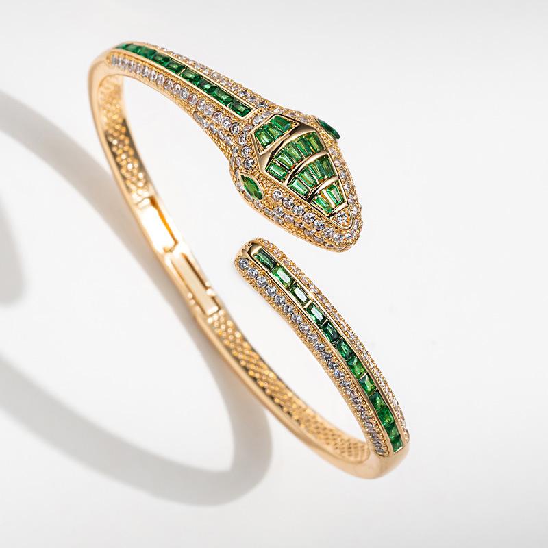 Модный браслет Dilixue в виде змеи из зеленого циркония — подарок на тему зодиака
Модный браслет Dilixue в виде змеи из зеленого циркония — подарок на тему зодиака