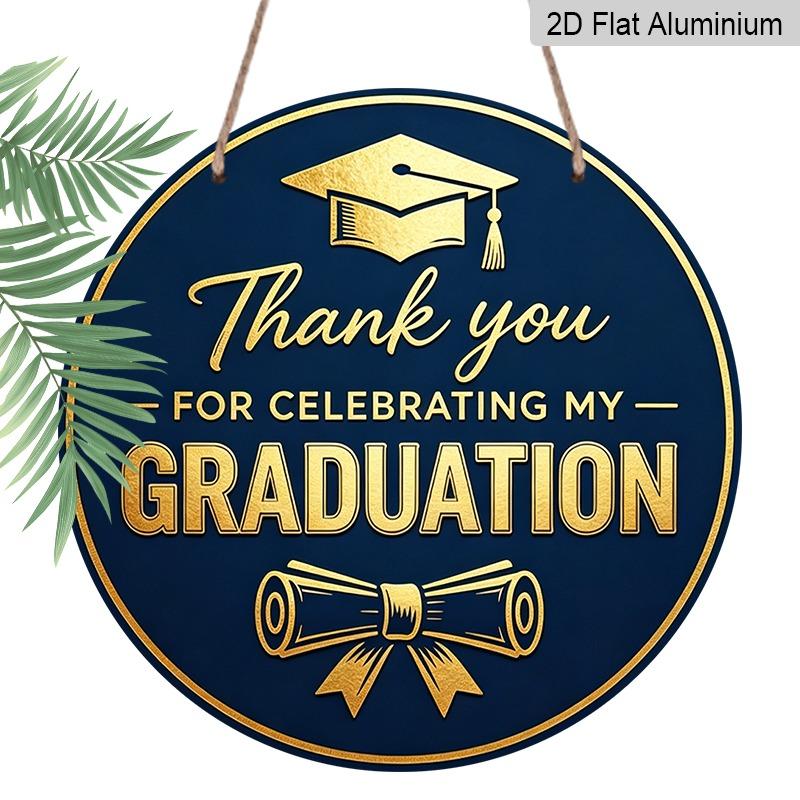 2D Flat Aluminum Graduation-themed Wall Decorations, Available in Various Sizes, with Elegant Navy Blue and Gold Foil Color Schemes, Making Them A 7.87×7.87inch
2D Flat Aluminum Graduation-themed Wall Decorations, Available in Various Sizes, with Elegant Navy Blue and Gold Foil Color Schemes, Making Them A 7.87×7.87inch