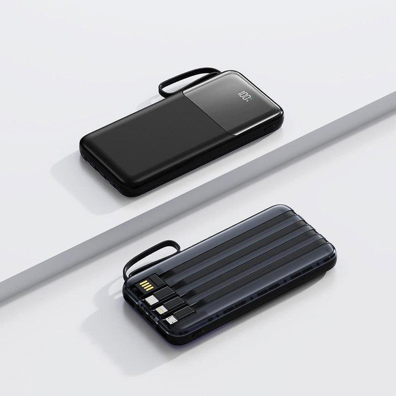 Ультратонкий внешний аккумулятор емкостью 20000 мАч с функцией быстрой зарядки и встроенным кабелем 10W general charging
Ультратонкий внешний аккумулятор емкостью 20000 мАч с функцией быстрой зарядки и встроенным кабелем 10W general charging