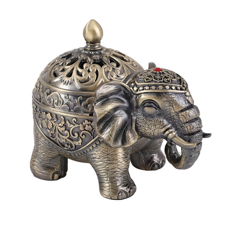 Retro simple elephant incense burner creative home dining table living room entrance incense burner decorative ornament бронзовий
Retro simple elephant incense burner creative home dining table living room entrance incense burner decorative ornament бронзовий