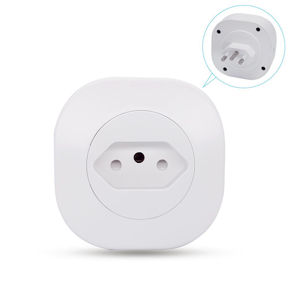 Brazil Standard WiFi Smart Plug with Alexa Voice Control and Mobile App Timer. WiFi 10A
Brazil Standard WiFi Smart Plug with Alexa Voice Control and Mobile App Timer. WiFi 10A