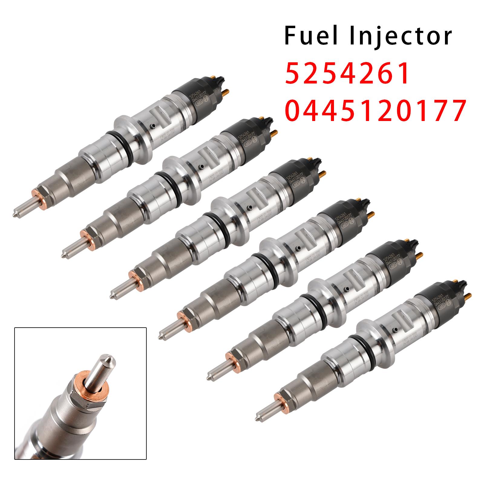 6Pcs Fuel Injector For Cummins ISB 6.7L QSB 4.5L 6.7L 5254261 0445120177
6Pcs Fuel Injector For Cummins ISB 6.7L QSB 4.5L 6.7L 5254261 0445120177