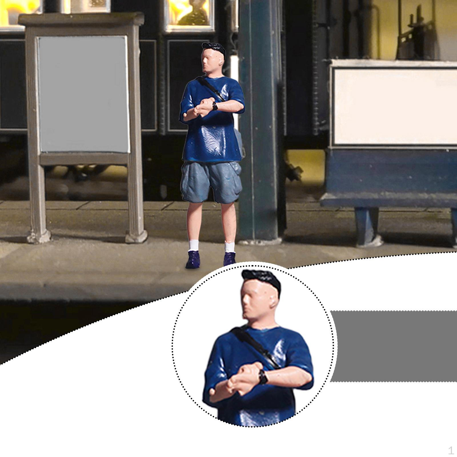 1/64 Фигурка человека Уличная Мини Архитектурная Фигурка для Макет Железной Дороги Рабочий стол Man waiting for taxi
1/64 Фигурка человека Уличная Мини Архитектурная Фигурка для Макет Железной Дороги Рабочий стол Man waiting for taxi