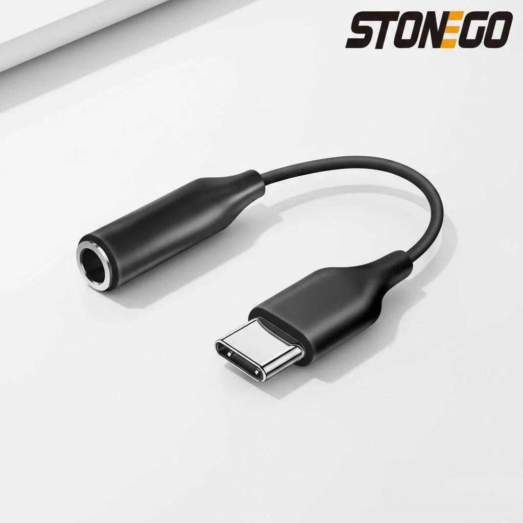 Portable Type C to 3.5mm Audio Aux Cable Adapter Headphones Converter for Smartphone Accessories чорний
Portable Type C to 3.5mm Audio Aux Cable Adapter Headphones Converter for Smartphone Accessories чорний
