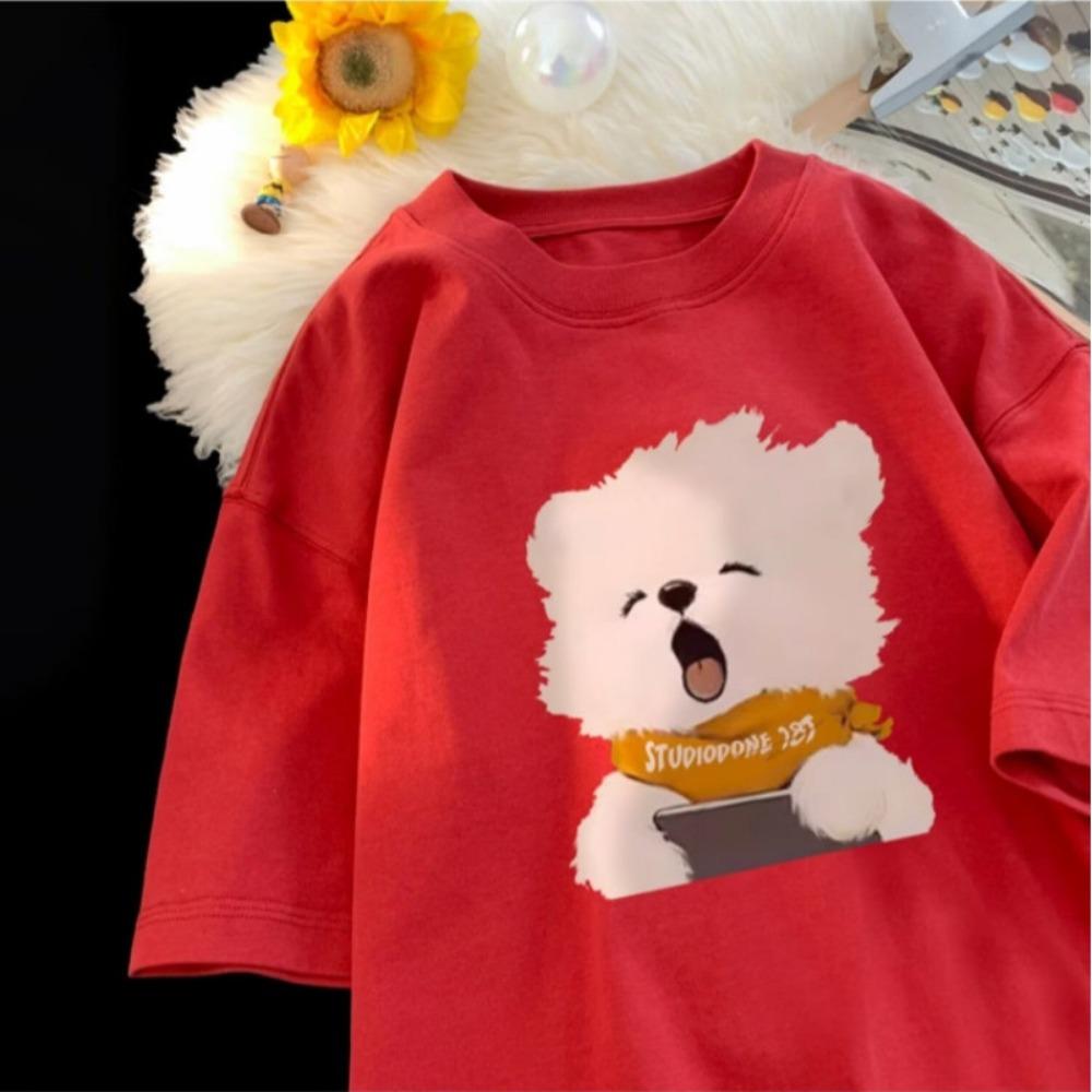Anime Cute Little White Bear Print Suitable For Men And Women s Casual T-shirt Korean Loose Top Versatile Couple s Wear 6XL
Anime Cute Little White Bear Print Suitable For Men And Women s Casual T-shirt Korean Loose Top Versatile Couple s Wear 6XL