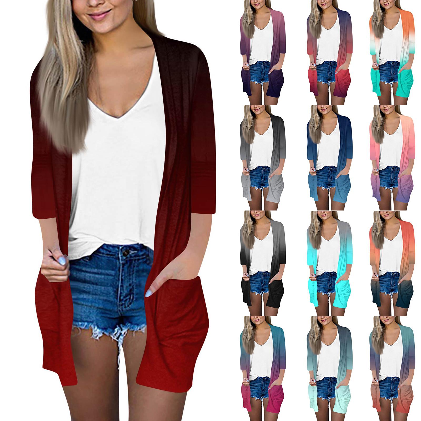 Women s Fashion Loose Casual Pocket Printed Cardigan Seven Sleeve Jacket Top XXL рожевий
Women s Fashion Loose Casual Pocket Printed Cardigan Seven Sleeve Jacket Top XXL рожевий