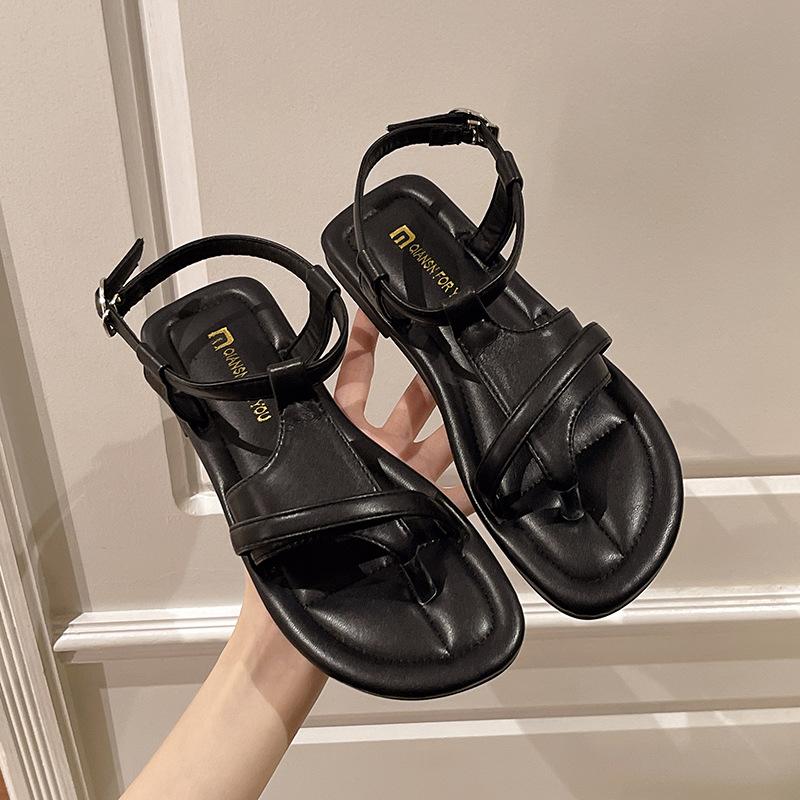 Mezzo casual herringbone sandals women s outer wear 2025 summer new round head simple one-word buckle flat shoes 40
Mezzo casual herringbone sandals women s outer wear 2025 summer new round head simple one-word buckle flat shoes 40