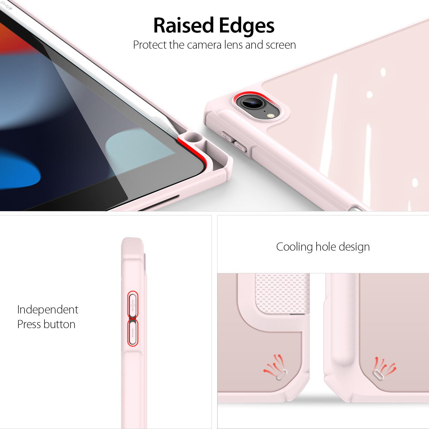 DUX DUCIS TOBY Series For Apple iPad (2025)/10.9 (2022) TPU+PC+Leather Case Three-Fold Stand Tablet Cover with Pen Slot Light Pink
DUX DUCIS TOBY Series For Apple iPad (2025)/10.9 (2022) TPU+PC+Leather Case Three-Fold Stand Tablet Cover with Pen Slot Light Pink