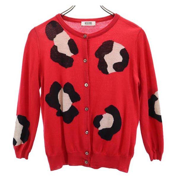 MOSCHINO wool 7 minutes sleeve knit cardigan USA8 Reddish Women Used
MOSCHINO wool 7 minutes sleeve knit cardigan USA8 Reddish Women Used