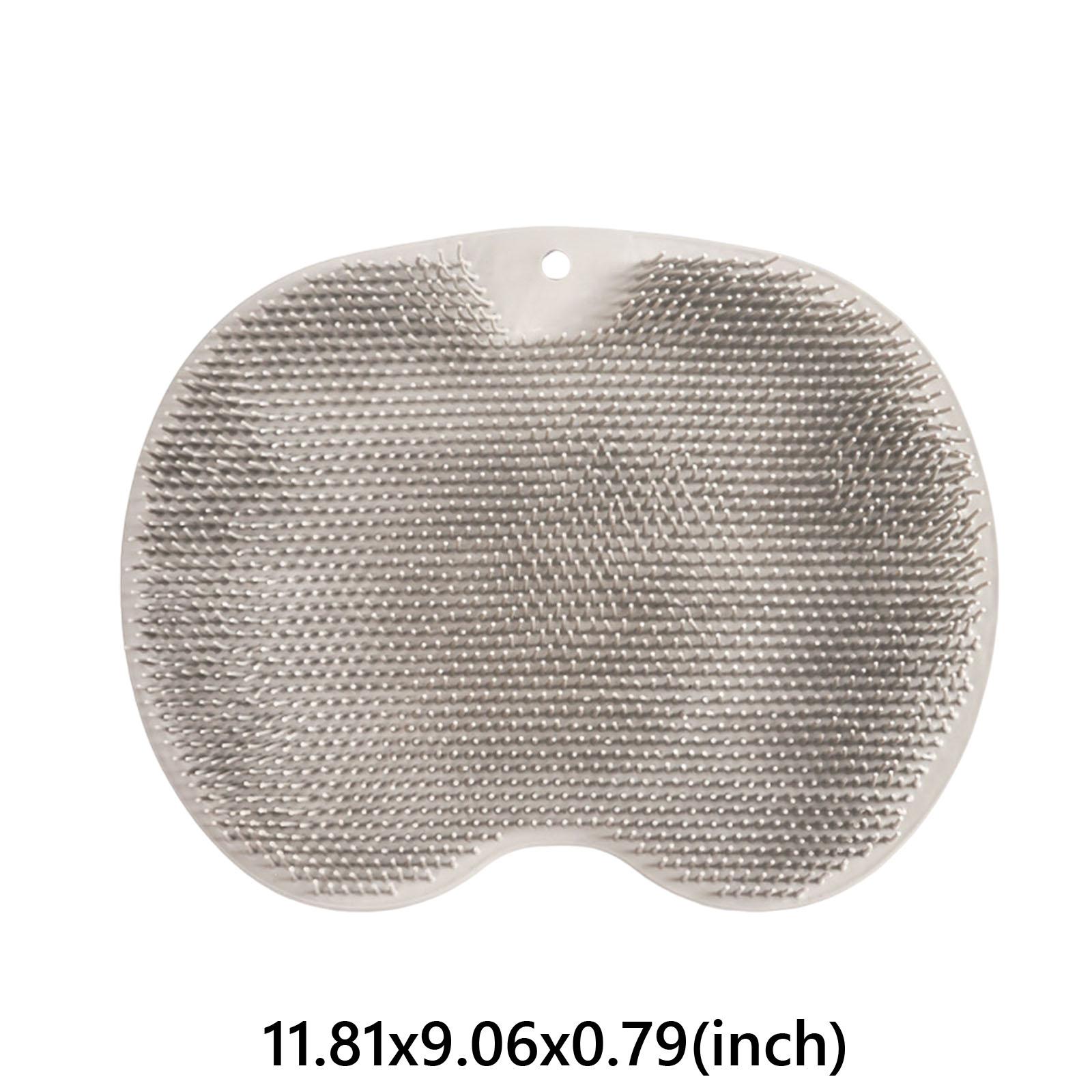 Silicone Massage Foot Cleaner Pad with Suction Cups Multi-Surface Silicone Bath Mat 11.81x9.06inch for Exfoliating Massaging темно-сірий колір
Silicone Massage Foot Cleaner Pad with Suction Cups Multi-Surface Silicone Bath Mat 11.81x9.06inch for Exfoliating Massaging темно-сірий колір