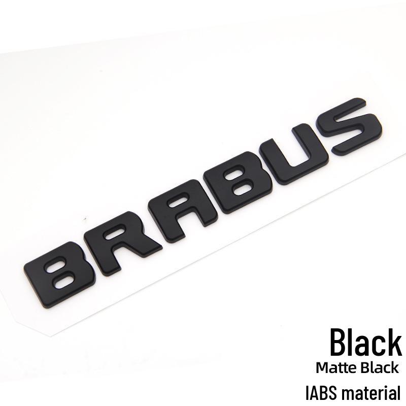 BRABUS English Logo Tail Emblem Sticker for Car Trunk Decoration
BRABUS English Logo Tail Emblem Sticker for Car Trunk Decoration
