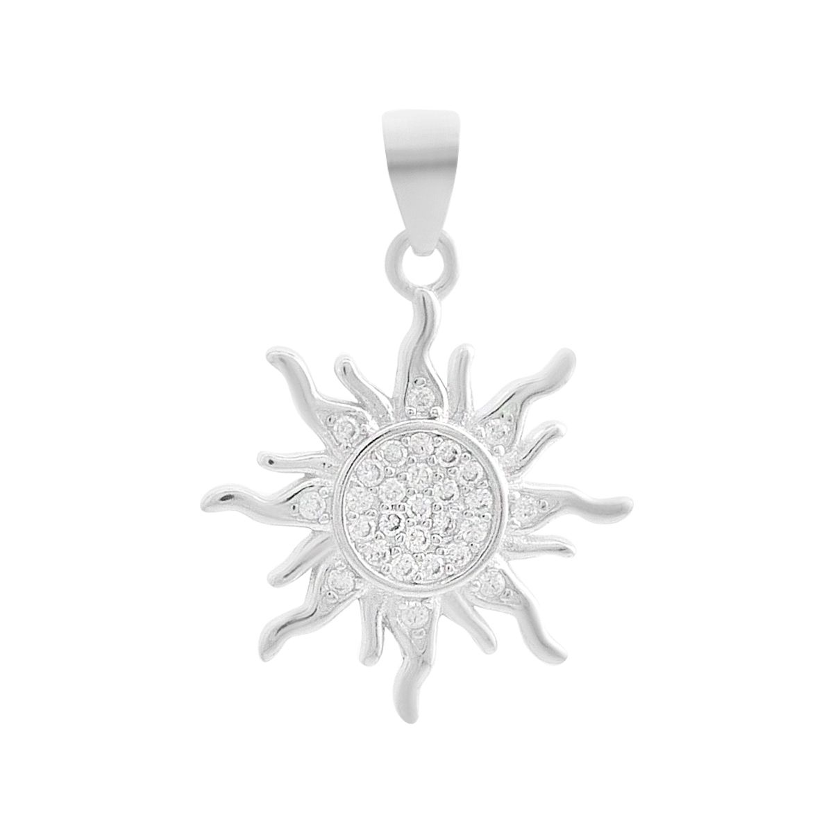Silver pendant with cubic zirkonia (2193074) білий
Silver pendant with cubic zirkonia (2193074) білий