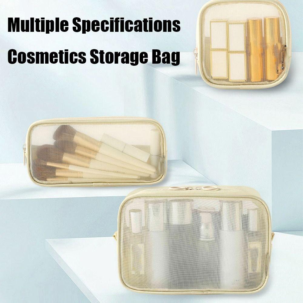 Large Capacity Wash Bags Transparent Cosmetic Organizer New Cosmetic Bag beige-1pc-Medium
Large Capacity Wash Bags Transparent Cosmetic Organizer New Cosmetic Bag beige-1pc-Medium
