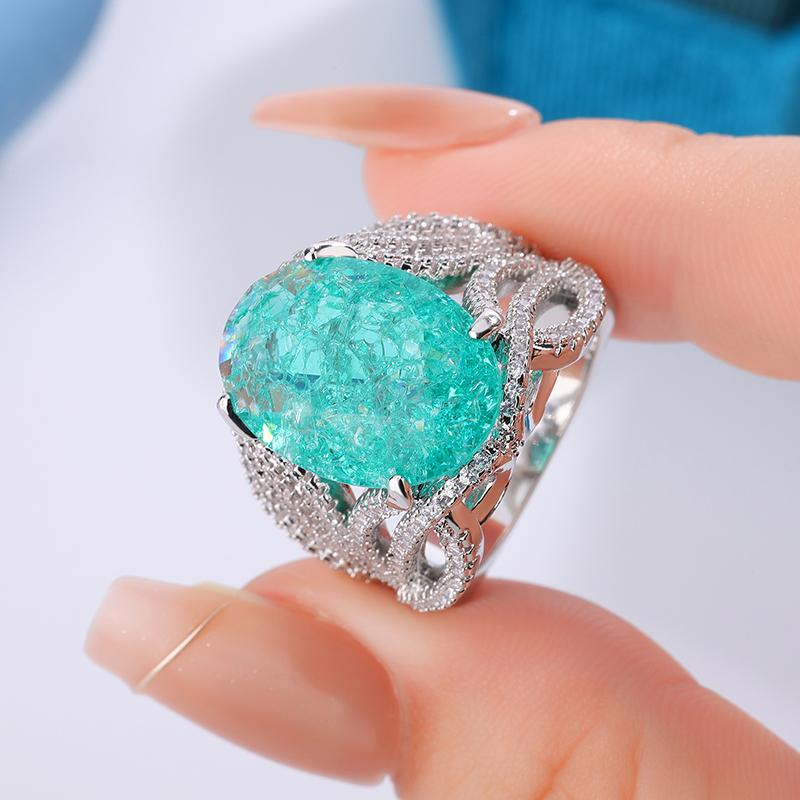 925 Silver Plated Hote Sale Blue Green Moissanite Ring Fire Sparkling Luxury Ring Female Party Birthday Jewelry Gift 6
925 Silver Plated Hote Sale Blue Green Moissanite Ring Fire Sparkling Luxury Ring Female Party Birthday Jewelry Gift 6