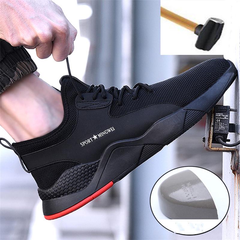 Male Steel Toe Work Safety Shoes Men Boots Breathable Outdoor Casual Sneaker Anti-smashing Piercing Work Safety Boot Mens 47
Male Steel Toe Work Safety Shoes Men Boots Breathable Outdoor Casual Sneaker Anti-smashing Piercing Work Safety Boot Mens 47