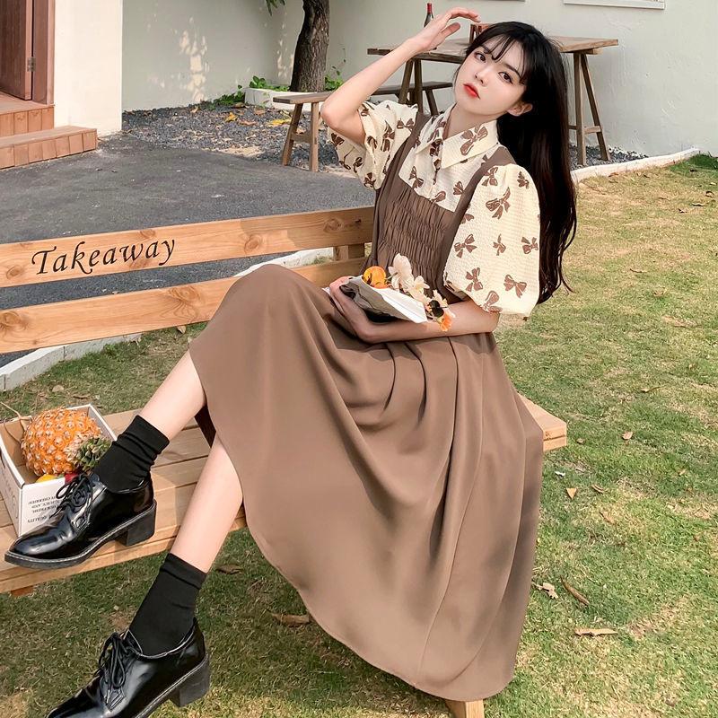 Summer Forest Style Dress Pregnant Women s Dress Women s Loose Fit Dress Cute and Gentle Knee Length Long Skirt XXL коричневий
Summer Forest Style Dress Pregnant Women s Dress Women s Loose Fit Dress Cute and Gentle Knee Length Long Skirt XXL коричневий