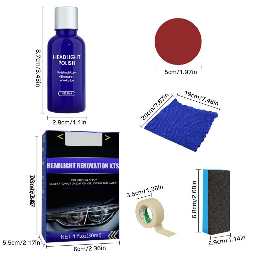 Фары восстановленные средство для технического обслуживания автомобильные фары ремонт жидкость для автомобильных фар покрытие царапины полировка очиститель комплект с губкой
Фары восстановленные средство для технического обслуживания автомобильные фары ремонт жидкость для автомобильных фар покрытие царапины полировка очиститель комплект с губкой