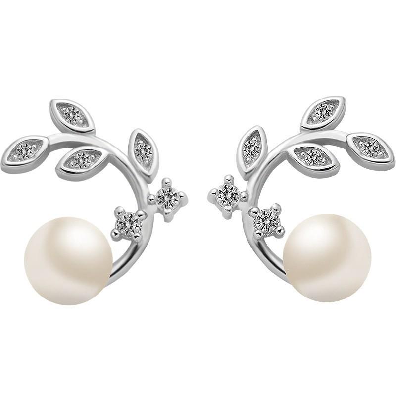 S925 Посеребренные серьги-пусеты Sensen Art Pearl Leaf Серьги-пусеты All Commuter, компактные серьги-ростки с цирконом
S925 Посеребренные серьги-пусеты Sensen Art Pearl Leaf Серьги-пусеты All Commuter, компактные серьги-ростки с цирконом