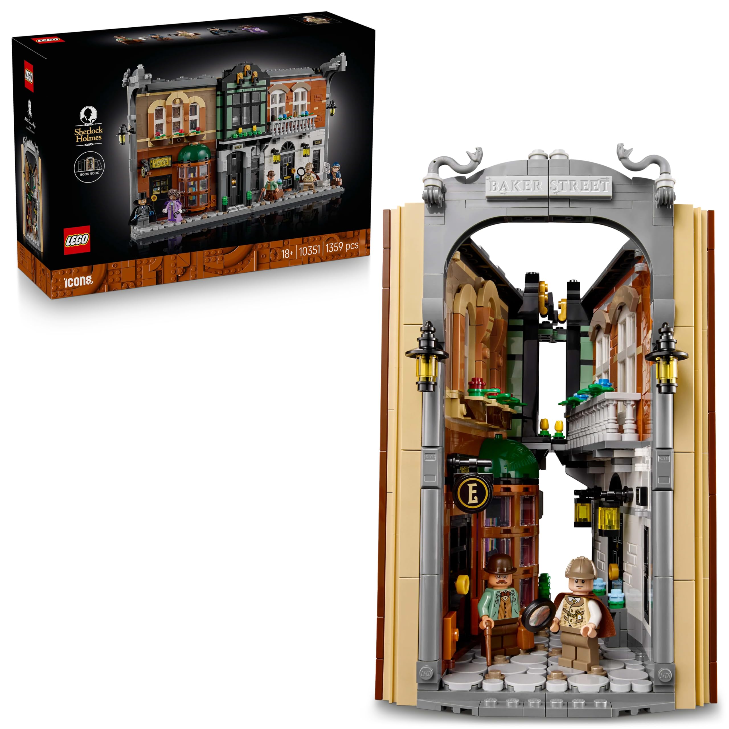 LEGO Icon Bookstand: Sherlock Holmes 10351 Toy for Boys and Girls, Ages 18+, Domestically Distributed
LEGO Icon Bookstand: Sherlock Holmes 10351 Toy for Boys and Girls, Ages 18+, Domestically Distributed