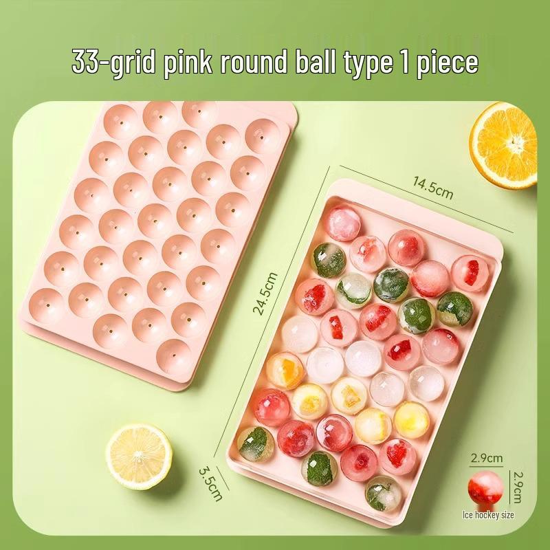 Food Grade Round Ice Cube Trays with Lids - Creative Sphere Mold for Home Refrigerator
Food Grade Round Ice Cube Trays with Lids - Creative Sphere Mold for Home Refrigerator