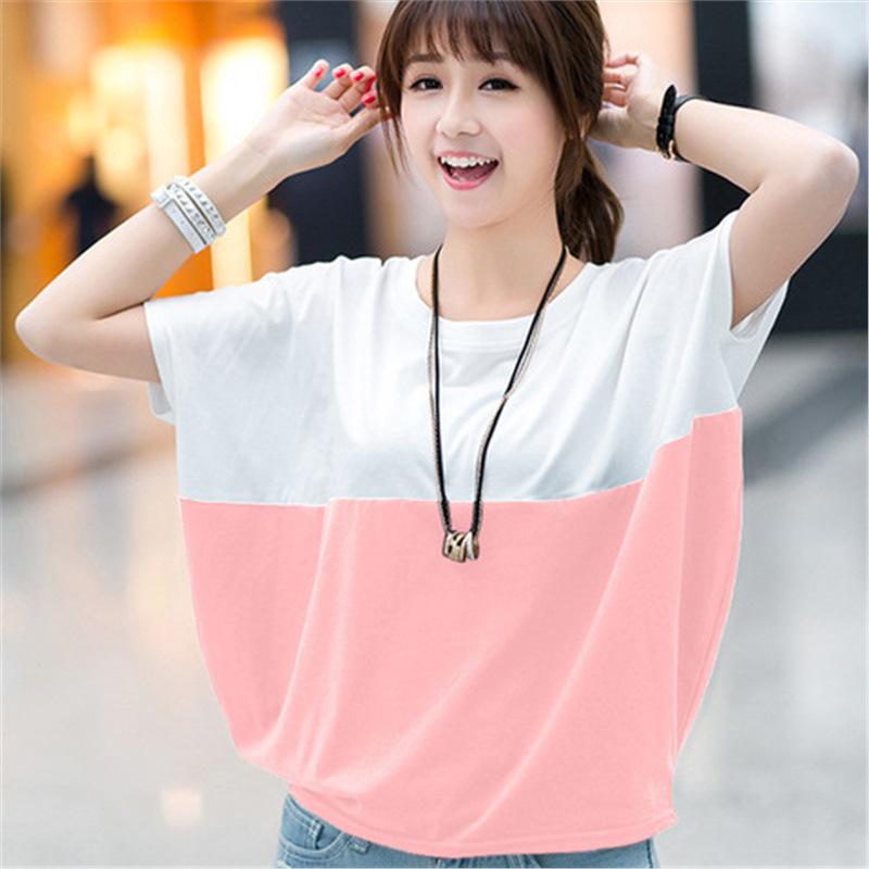 Women s Loose Fit Korean Bat Shirt - Large Size, Short-Sleeved Summer T-Shirt for Students and Ladies XXL розовый/белый
Women s Loose Fit Korean Bat Shirt - Large Size, Short-Sleeved Summer T-Shirt for Students and Ladies XXL розовый/белый