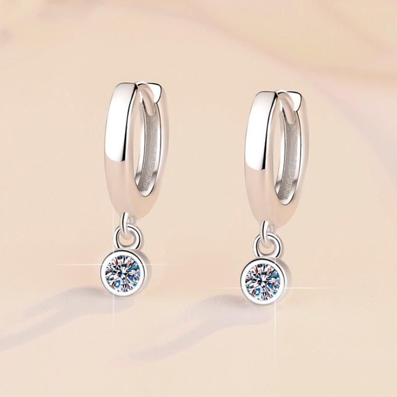 Moissanite Bubble Stud Earrings - S925 Sterling Silver Simple Women s Jewelry Super Shiny Zircon 10 Points
Moissanite Bubble Stud Earrings - S925 Sterling Silver Simple Women s Jewelry Super Shiny Zircon 10 Points