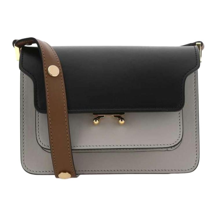 Marni Color Block Flap Button Leather Mini Crossbody Shoulder Bag Women Bags Gray SBMPS01NO3LV589-Z325N Basic Set (Bag+Dust Bag)
Marni Color Block Flap Button Leather Mini Crossbody Shoulder Bag Women Bags Gray SBMPS01NO3LV589-Z325N Basic Set (Bag+Dust Bag)