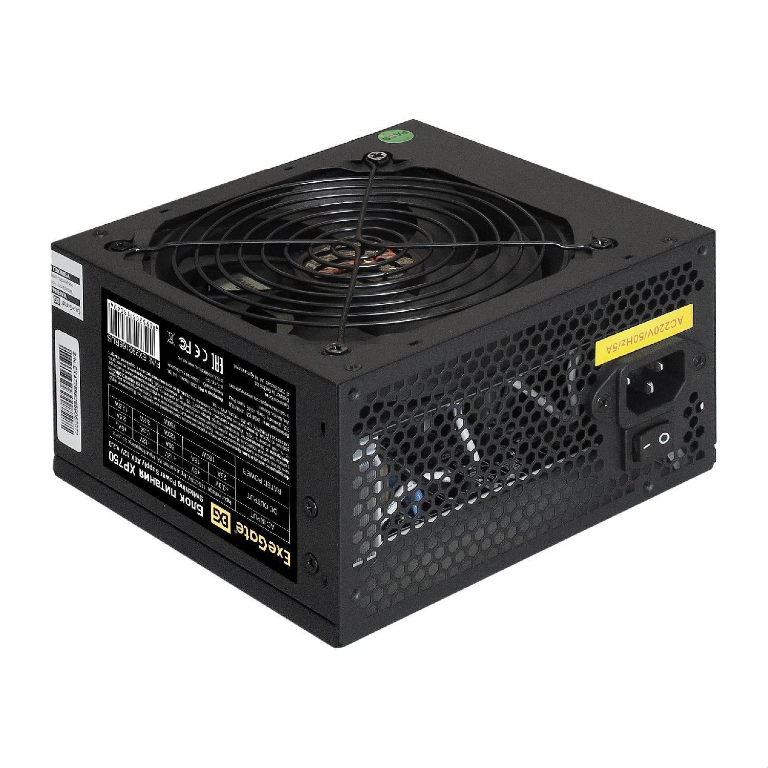 Power Supply Exegate Xp750 atx Pc 12cm Fan 24pin 4pin Pcie 3xsata 2xide Fdd Black 220v Cable Included
Power Supply Exegate Xp750 atx Pc 12cm Fan 24pin 4pin Pcie 3xsata 2xide Fdd Black 220v Cable Included