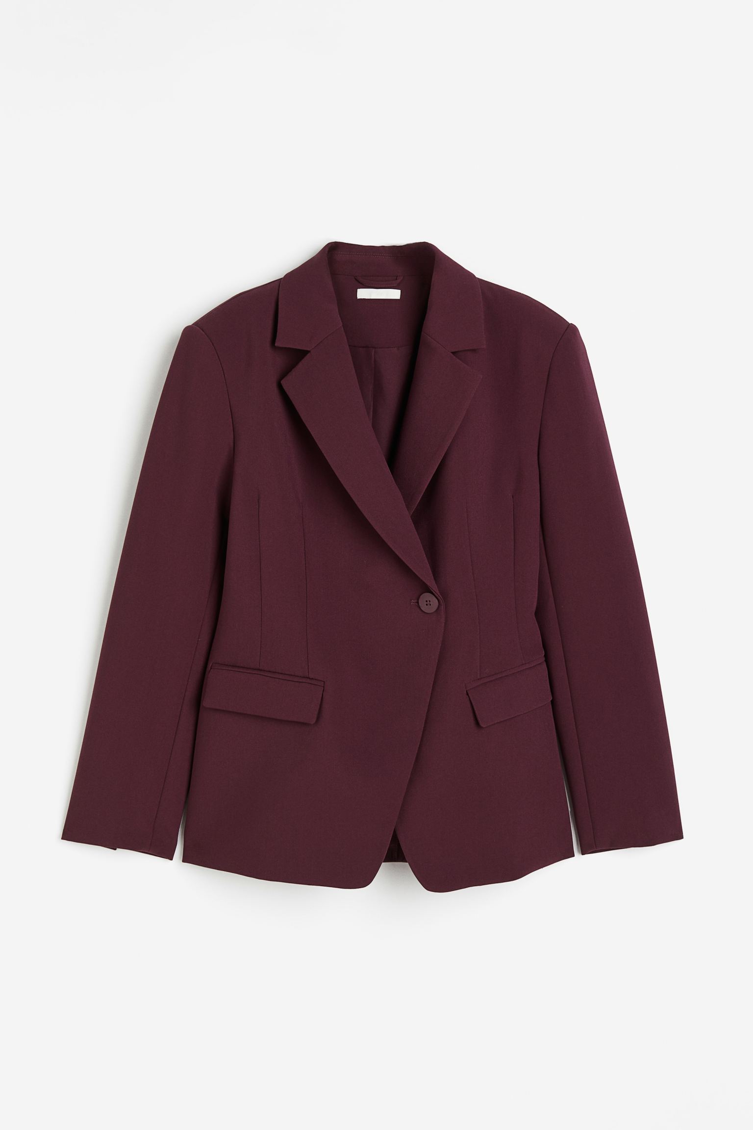 Однобортный блейзер из твила
Однобортный блейзер из твила