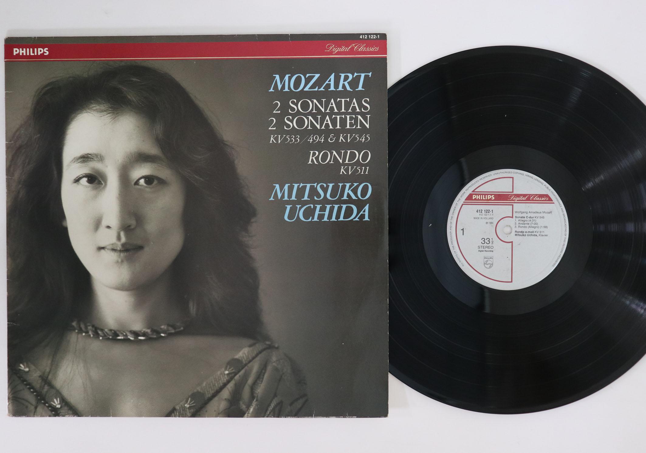 LP Record MITSUKO UCHIDA - Mozart 2 Sonatas KV 533/494 & 545, 4121221 PHILIPS 1984 UK & Europ Classical Used
LP Record MITSUKO UCHIDA - Mozart 2 Sonatas KV 533/494 & 545, 4121221 PHILIPS 1984 UK & Europ Classical Used