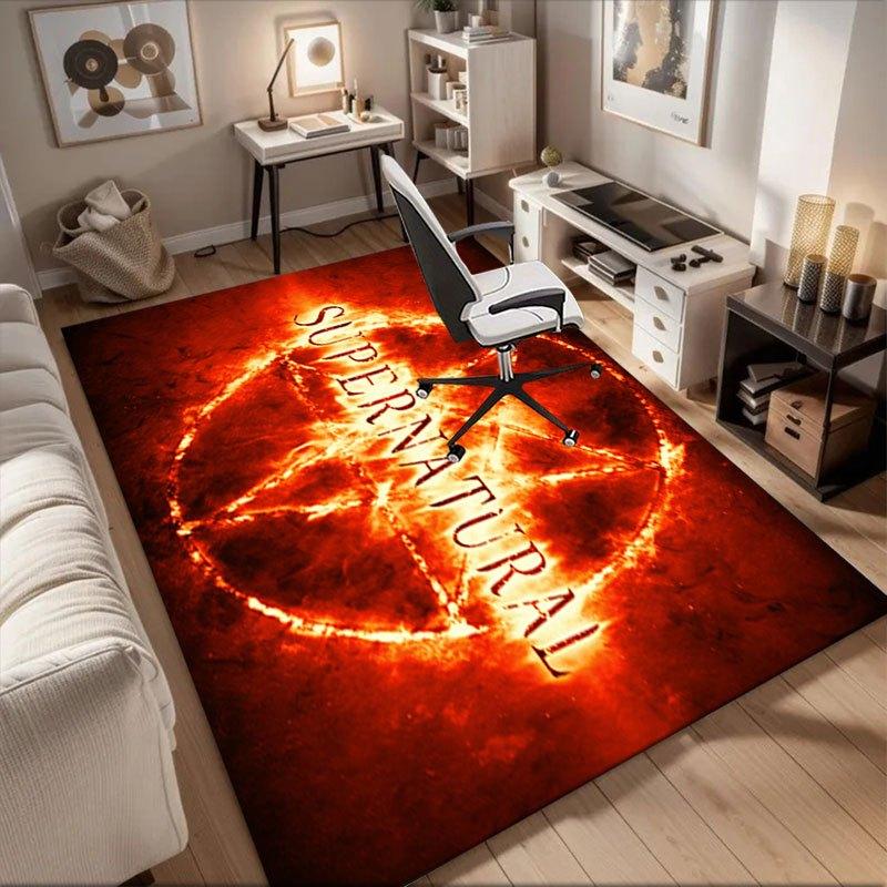 Supernatural TV Show Poster Wall Print DecorOffice Mat Perfect for Home Decor Office Desk Chair Rugs Chair Carpet for office Polyester Chair 60cm by 90cm
Supernatural TV Show Poster Wall Print DecorOffice Mat Perfect for Home Decor Office Desk Chair Rugs Chair Carpet for office Polyester Chair 60cm by 90cm