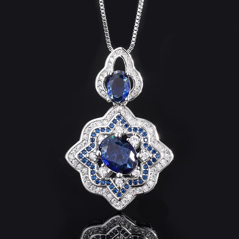 Имитация красного корунда ожерелье цветок инкрустированный сапфир циркон ожерелье кулон женский синий
Имитация красного корунда ожерелье цветок инкрустированный сапфир циркон ожерелье кулон женский синий