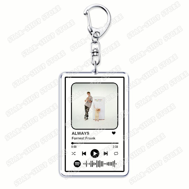 Hot Singer Forrest Frank Songs Keychains for Women Accessories Bag GOOD DAY UP! Music Code Keying Jewelry Fans Friends Gifts
Hot Singer Forrest Frank Songs Keychains for Women Accessories Bag GOOD DAY UP! Music Code Keying Jewelry Fans Friends Gifts