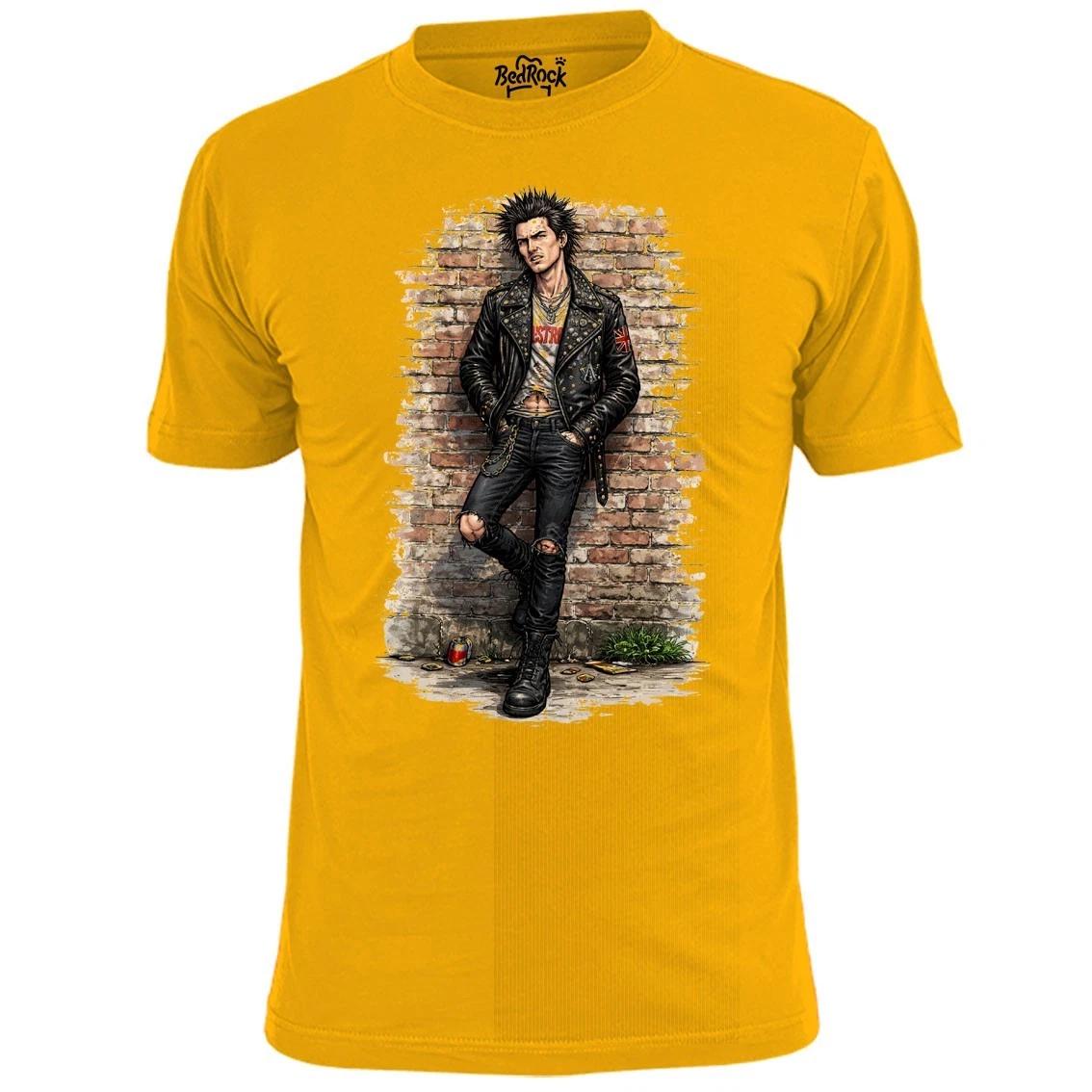 Mens Old School Punk Rocker Against Wall T shirt Pistols Ruts M
Mens Old School Punk Rocker Against Wall T shirt Pistols Ruts M