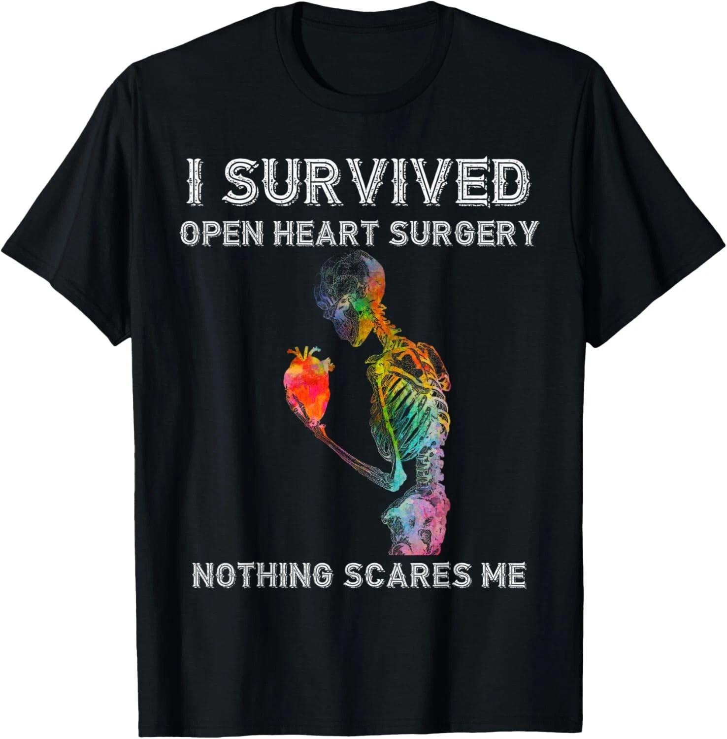 I Survived Open Heart Surgery Nothing Scares Me Gift Unisex T-Shirt S
I Survived Open Heart Surgery Nothing Scares Me Gift Unisex T-Shirt S