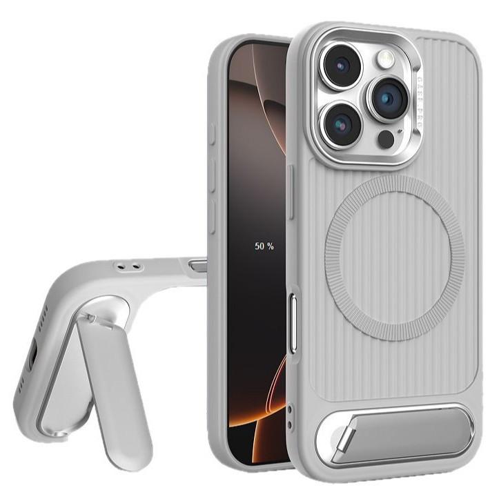 Applicable To 15 Apple IPhone 16/15/11 High-end One-line Bracket Corrugated Striped Magnetic Phone Case iPhone 16promax чорний
Applicable To 15 Apple IPhone 16/15/11 High-end One-line Bracket Corrugated Striped Magnetic Phone Case iPhone 16promax чорний