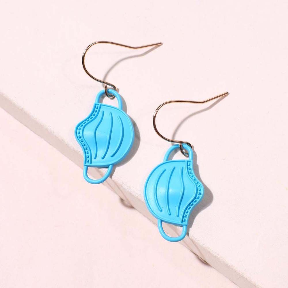 Design Colorful Geometric Face Mask Shape Drop Earrings Jewelry Dangle Earrings Accessories синий
Design Colorful Geometric Face Mask Shape Drop Earrings Jewelry Dangle Earrings Accessories синий