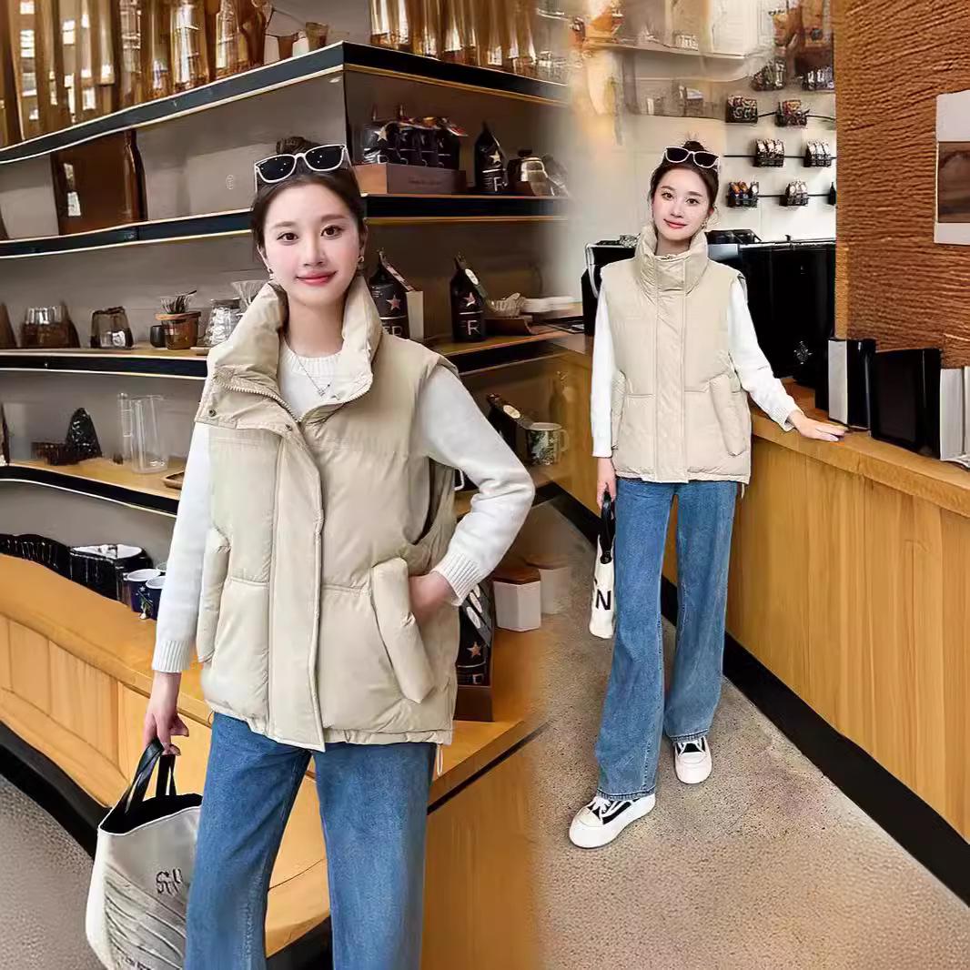 2024 Autumn/Winter Women s Slimming Cotton Vest – Korean Style, Versatile & Sleeveless Jacket L
2024 Autumn/Winter Women s Slimming Cotton Vest – Korean Style, Versatile & Sleeveless Jacket L