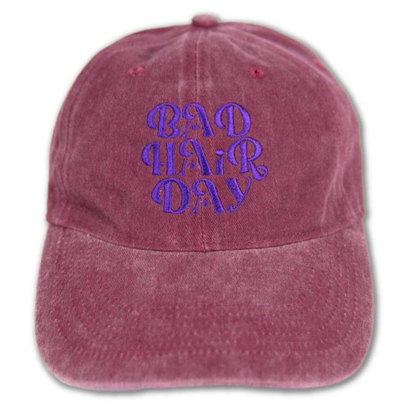DAMISH BAD HAIR DAY BALL-CAP_BURGUNDY Burgundy
DAMISH BAD HAIR DAY BALL-CAP_BURGUNDY Burgundy