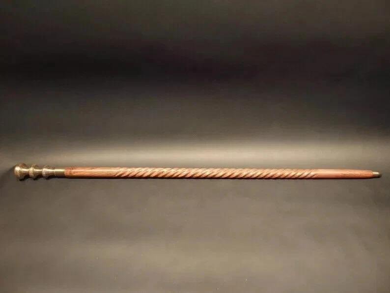 handmade spiral brass head STYLE Designer brass-Walking cane-Wands-walking stick коричневый
handmade spiral brass head STYLE Designer brass-Walking cane-Wands-walking stick коричневый