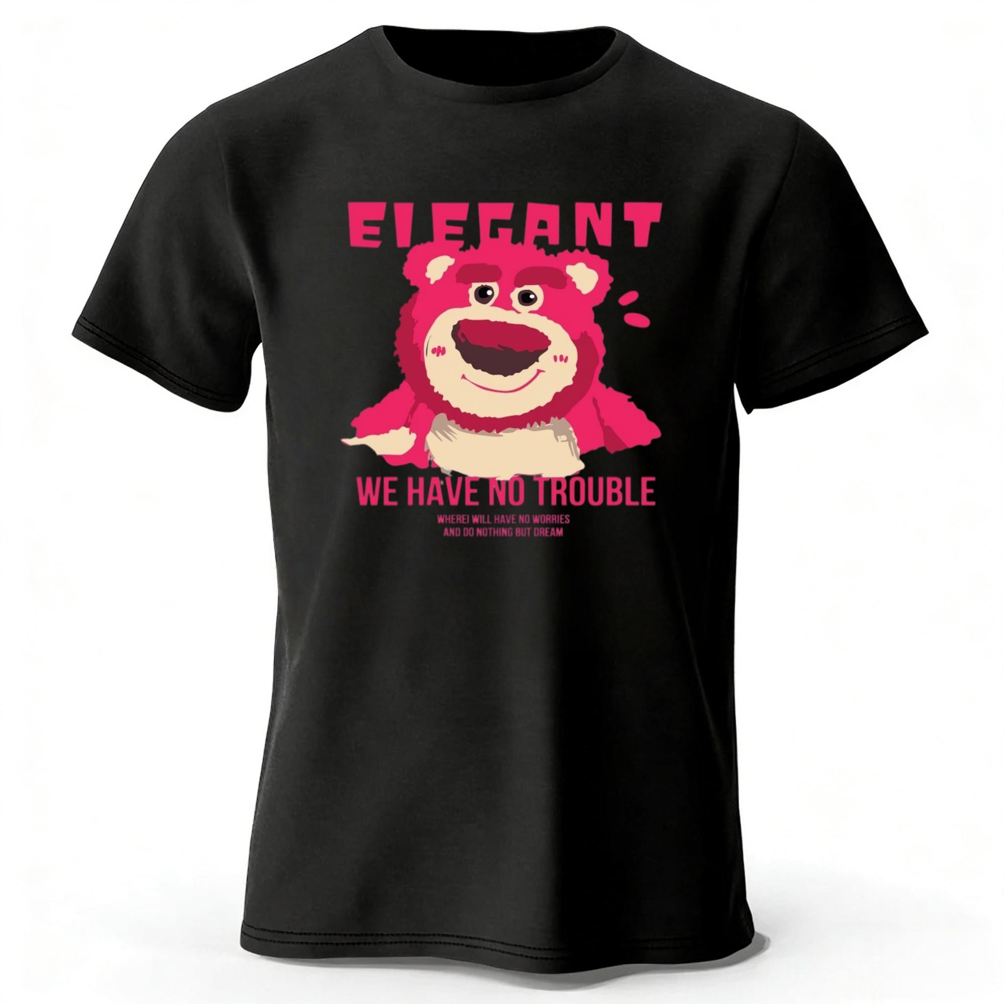 Summer New Strawberry Bear Daily Puzzle Cotton Short Sleeve MensWomens Daily Casual Soft High Quality Tshirt Large Loose Top S
Summer New Strawberry Bear Daily Puzzle Cotton Short Sleeve MensWomens Daily Casual Soft High Quality Tshirt Large Loose Top S