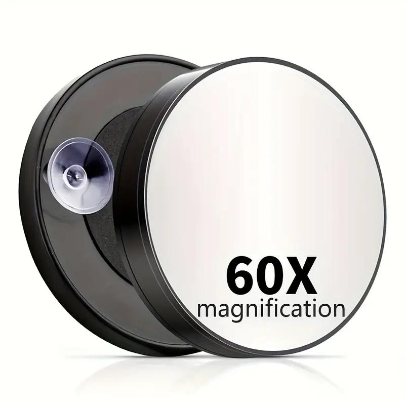 60x Magnification Makeup Mirror with Suction Cup Base - Hand Size, HD Non-Warp View for Face Precision Application and Grooming,
60x Magnification Makeup Mirror with Suction Cup Base - Hand Size, HD Non-Warp View for Face Precision Application and Grooming,