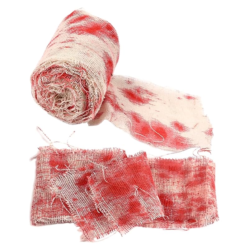 S.fields.inc bloody bandage with blood glue cosplay halloween props costume accessories horror zombie makeup (10m)
S.fields.inc bloody bandage with blood glue cosplay halloween props costume accessories horror zombie makeup (10m)