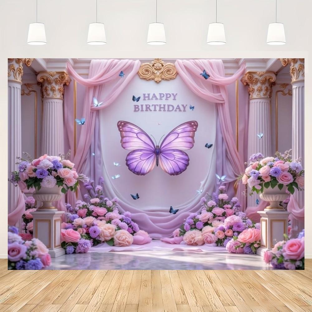 Dreamy Butterfly Birthday banner Gift Shower Flowers Background Decoration Child Girl Adult Baby Backdrop Photography Studio 120X90CM
Dreamy Butterfly Birthday banner Gift Shower Flowers Background Decoration Child Girl Adult Baby Backdrop Photography Studio 120X90CM