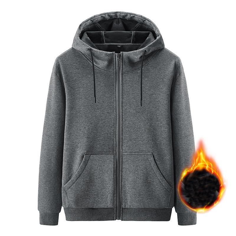 Осенне-зимний мужской однотонный кардиган с капюшоном и бархатным свободным повседневным спортивным свитером XXL серый
Осенне-зимний мужской однотонный кардиган с капюшоном и бархатным свободным повседневным спортивным свитером XXL серый