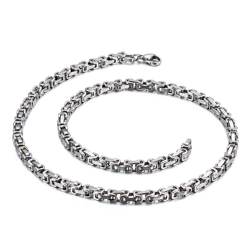 8mm Width Byzantine Chain Nekclace Men Women Stainless Steel Multi-Color 40-80cm Link Chain Choker Jewellry 40cm 16 inches
8mm Width Byzantine Chain Nekclace Men Women Stainless Steel Multi-Color 40-80cm Link Chain Choker Jewellry 40cm 16 inches